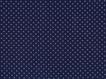 Cotton fabric navy blue spots