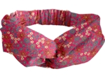 crossed headband badiane framboise