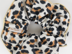 Large Piping Scrunchie leopard