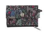 zipper pouch card purse nuit féline