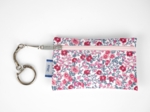 Keyring  wallet rose grenadine