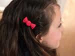 Mini sweet hairslide fuschia