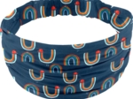 Headscarf headband- child size poules en ciel