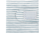 Health book cover striped blue gray glitter