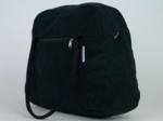 Bowling bag  black large corduroy
