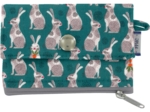 zipper pouch card purse bunny
