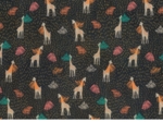 1 m fabric coupon palma girafe