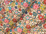 Coated fabric mille et une fleurs