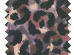 Jersey fabric watercolor leopard