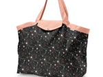 Tote bag with a zip constellations