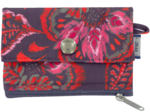 zipper pouch card purse purple d'amour