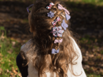 Small bow hair slide prairie fleurie