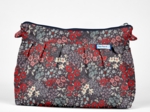 Pleated clutch bag jardin d'aurore