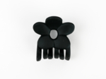 Small Flower Hair Clip matte black