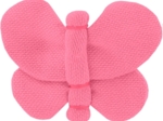 Butterfly hair clip coral