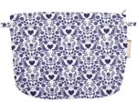Coton clutch bag scandinavia bleu
