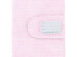 Health book cover pink gingham