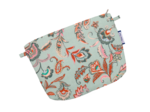 Tiny coton clutch bag vert bohème