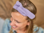 Wire headband retro gaze lilas