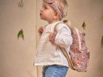 Gaby small backpack porcelaine rosée