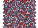 Jersey fabric romance fleurie