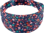 Headscarf headband- child size huppette fleurie