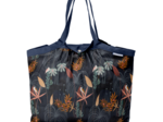 Pleated tote bag - Medium size paradis sauvage