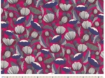 Cotton fabric fuchsia poppy