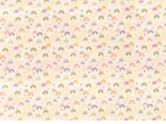 Cotton veil fabric rainbow
