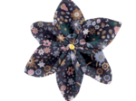 Star flower hairslide seventies