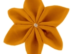 Star flower 4 hairslide ochre