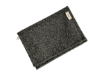 Compact wallet glitter black