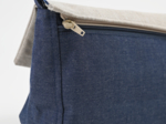 Base of shoulder bag jean back