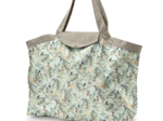 Tote bag with a zip paradizoo mint