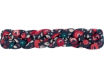 Plait hair slide camelias rubis