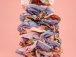 Large Two-Tone Scrunchie pink october campaign 2026