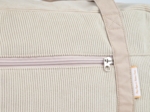 Weekend bag beige corduroy