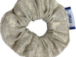 Mini Scrunchie  glitter linen