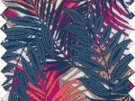 Coated fabric tropical fire