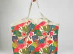 Tote bag with a zip fleurs des iles