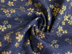 Cotton fabric ex2617 golden flowery hills