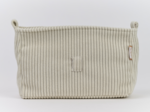 Base of shoulder bag white large corduroy