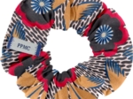Small scrunchie fleurs de savane