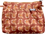 Pleated clutch bag géotigre