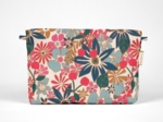 Coton clutch bag cerise en fleur