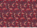 Coated fabric vermilion foliage