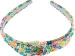 bow headband pâquerette vintage