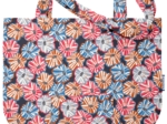 Foldable tote bag anémones rayées