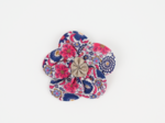 Flower petal hair slide small  ex2543 lavandula fuchsia