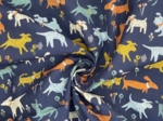 1 m fabric coupon copain canin